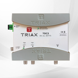 TRIAX TDC3 dSCR Optical Converter with Terrestrial