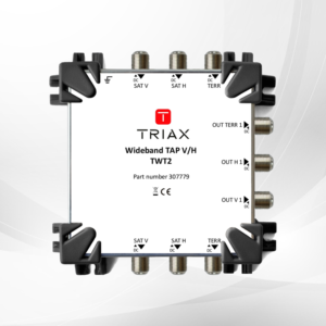 TRIAX TWT2 Wideband Tap, H/V/T 2 x Sat 1 x Terr input